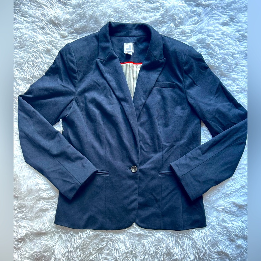 JCPenney Blue Blazer Classic Suit Jacket